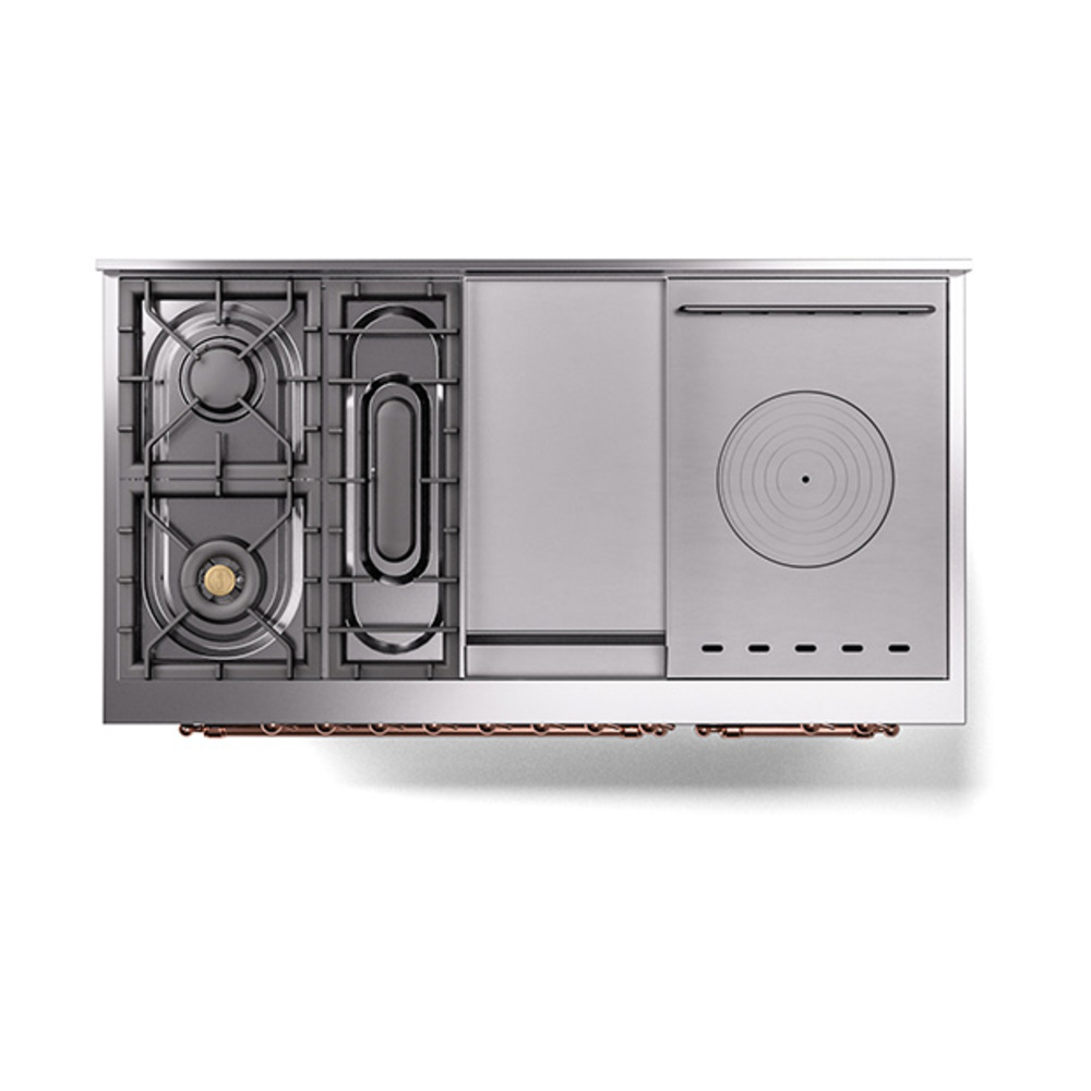 ILVE_UP48FSNMPBGP_Nostalgie_II_48"_Dual_Fuel_Range_top_view