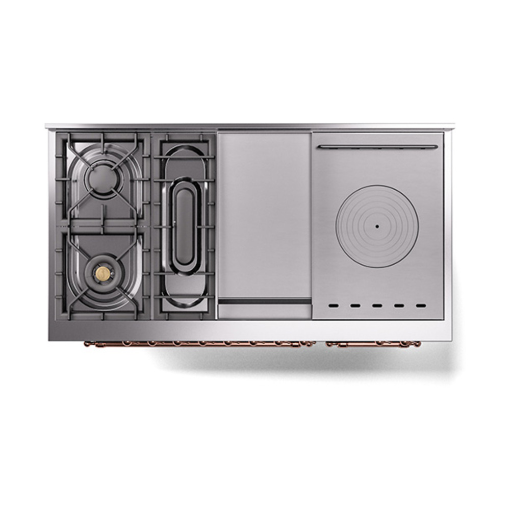 ILVE_UP48FSNMPEGP_Nostalgie_II_48"_Dual_Fuel_Range_top_view