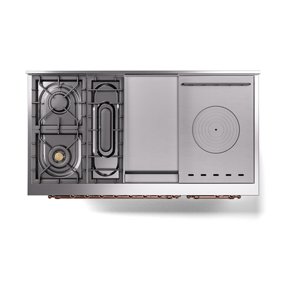 ILVE_UP48FSNMPMBP_Nostalgie_II_48"_Dual_Fuel_Range_top_view