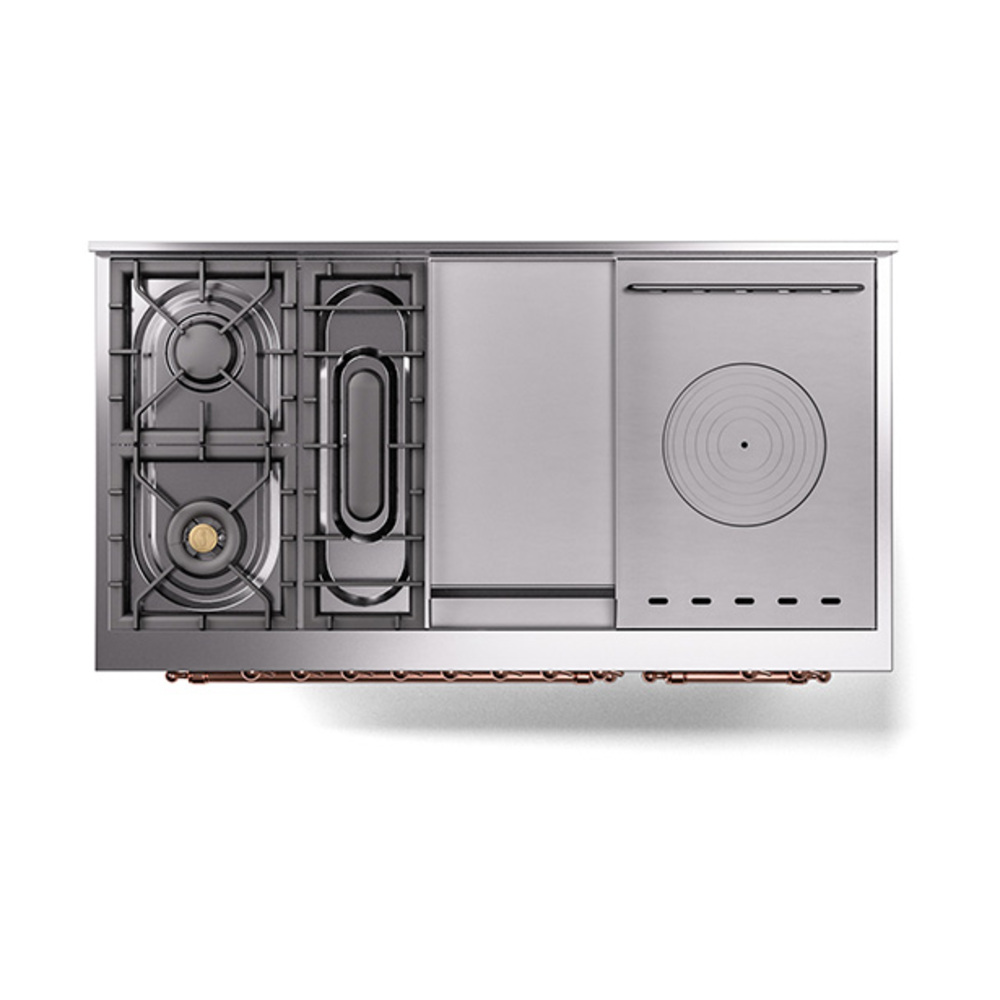 ILVE_UP48FSNMPSSP_Nostalgie_II_48"_Dual_Fuel_Range_top_view
