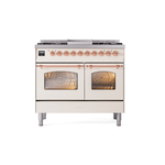 ILVE UPD40FNMPAWPLP Nostalgie II 40" Dual Fuel Range, front view