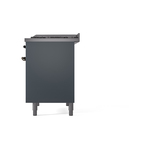 ILVE UPD40FNMPBGBLP Nostalgie II 40" Dual Fuel Range, right side view