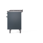 ILVE UPD40FNMPBGC Nostalgie II 40" Dual Fuel Range, right side view