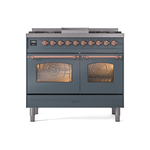 ILVE UPD40FNMPBGP Nostalgie II 40" Dual Fuel Range, front view