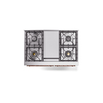 ILVE UPD40FNMPBGP Nostalgie II 40" Dual Fuel Range, top view