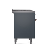 ILVE UPD40FNMPBGP Nostalgie II 40" Dual Fuel Range, left side view