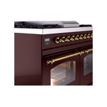 ILVE UPD40FNMPBUGLP Nostalgie II 40" Dual Fuel Range, details