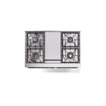 ILVE UPD40FNMPBUGLP Nostalgie II 40" Dual Fuel Range, top view