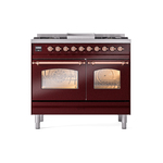 ILVE UPD40FNMPBUP Nostalgie II 40" Dual Fuel Range, front view