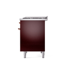 ILVE UPD40FNMPBUP Nostalgie II 40" Dual Fuel Range, right side view