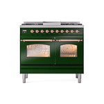 ILVE UPD40FNMPEGP Nostalgie II 40" Dual Fuel Range, front view