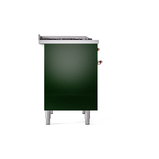ILVE UPD40FNMPEGP Nostalgie II 40" Dual Fuel Range, left side view