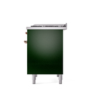ILVE UPD40FNMPEGP Nostalgie II 40" Dual Fuel Range, right side view