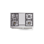 ILVE UPD40FNMPMBBLP Nostalgie II 40" Dual Fuel Range, top view