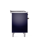 ILVE UPD40FNMPMBBLP Nostalgie II 40" Dual Fuel Range, left side view