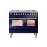 ILVE UPD40FNMPMBC Nostalgie II 40" Dual Fuel Range, front view