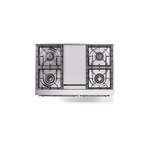 ILVE UPD40FNMPMBC Nostalgie II 40" Dual Fuel Range, top view