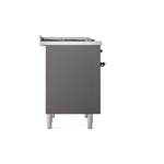 ILVE UPD40FNMPMGB Nostalgie II 40" Dual Fuel Range, left side view
