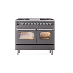 ILVE UPD40FNMPMGCLP Nostalgie II 40" Dual Fuel Range, front view