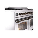 ILVE UPD40FNMPSSB Nostalgie II 40" Dual Fuel Range, details