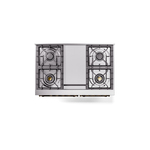 ILVE UPD40FNMPSSB Nostalgie II 40" Dual Fuel Range, top view