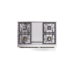 ILVE UPD40FNMPWHBLP Nostalgie II 40" Dual Fuel Range, top view