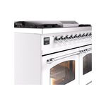 ILVE UPD40FNMPWHCLP Nostalgie II 40" Dual Fuel Range, details