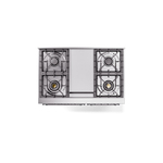 ILVE UPD40FNMPWHCLP Nostalgie II 40" Dual Fuel Range, top view