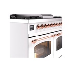 ILVE UPD40FNMPWHPLP Nostalgie II 40" Dual Fuel Range, details