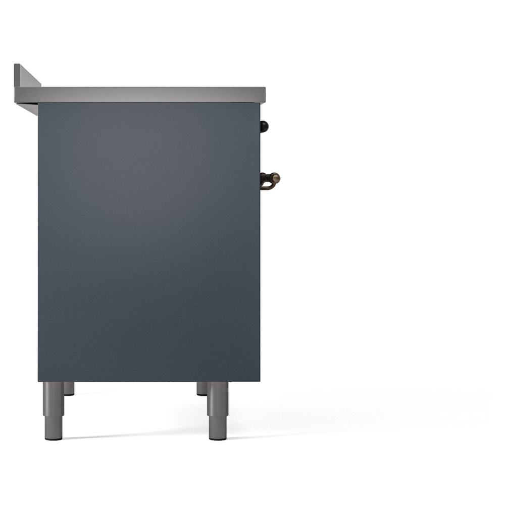 ILVE Nostalgie II 40" UPDI406NMPBGB Induction Range, left side view