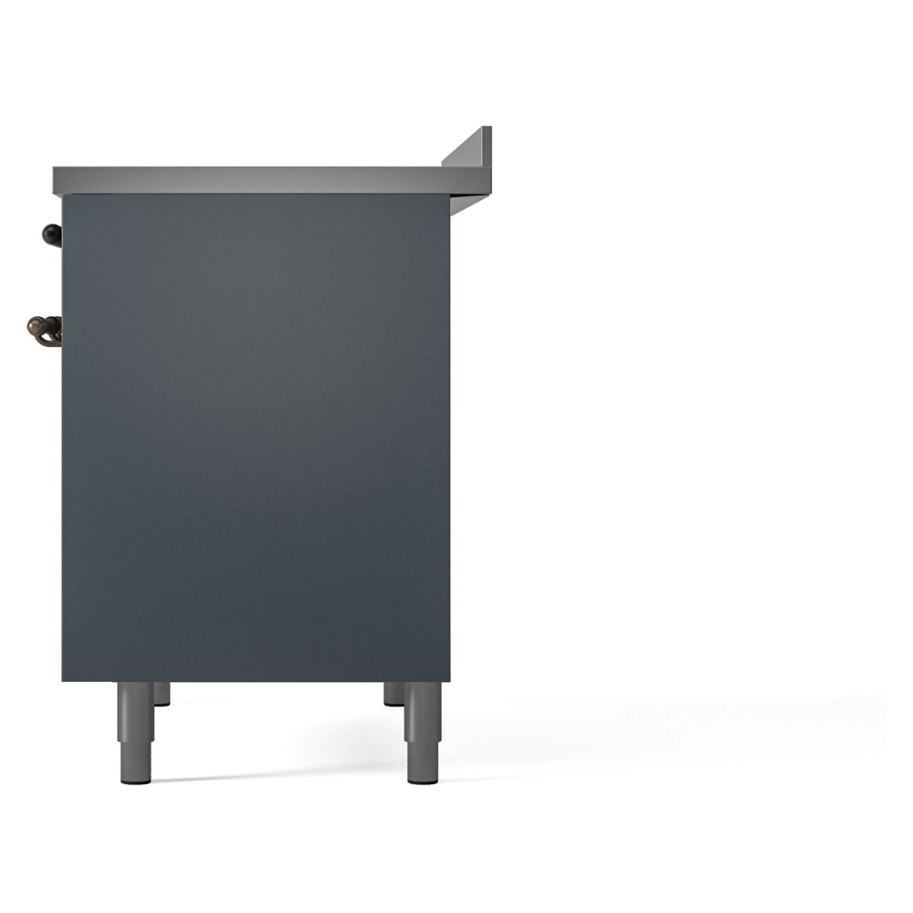 ILVE Nostalgie II 40" UPDI406NMPBGB Induction Range, right side view