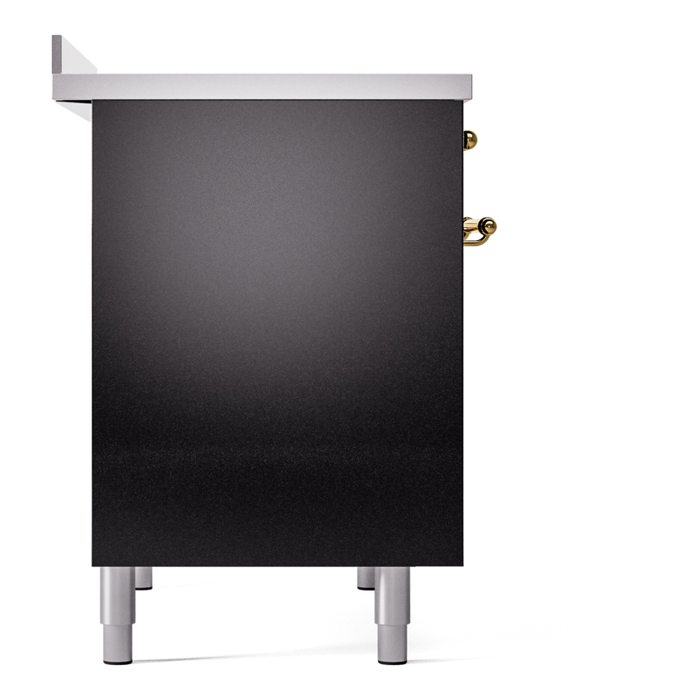ILVE UPDI406NMPBKG Nostalgie II 40" Induction Range, left side view