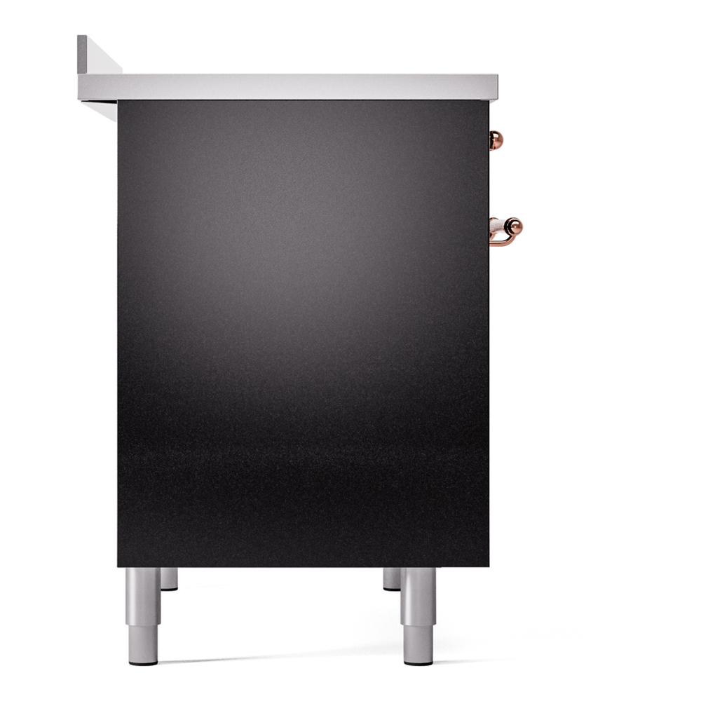 ILVE UPDI406NMPBKP Nostalgie II 40" Induction Range, left side view
