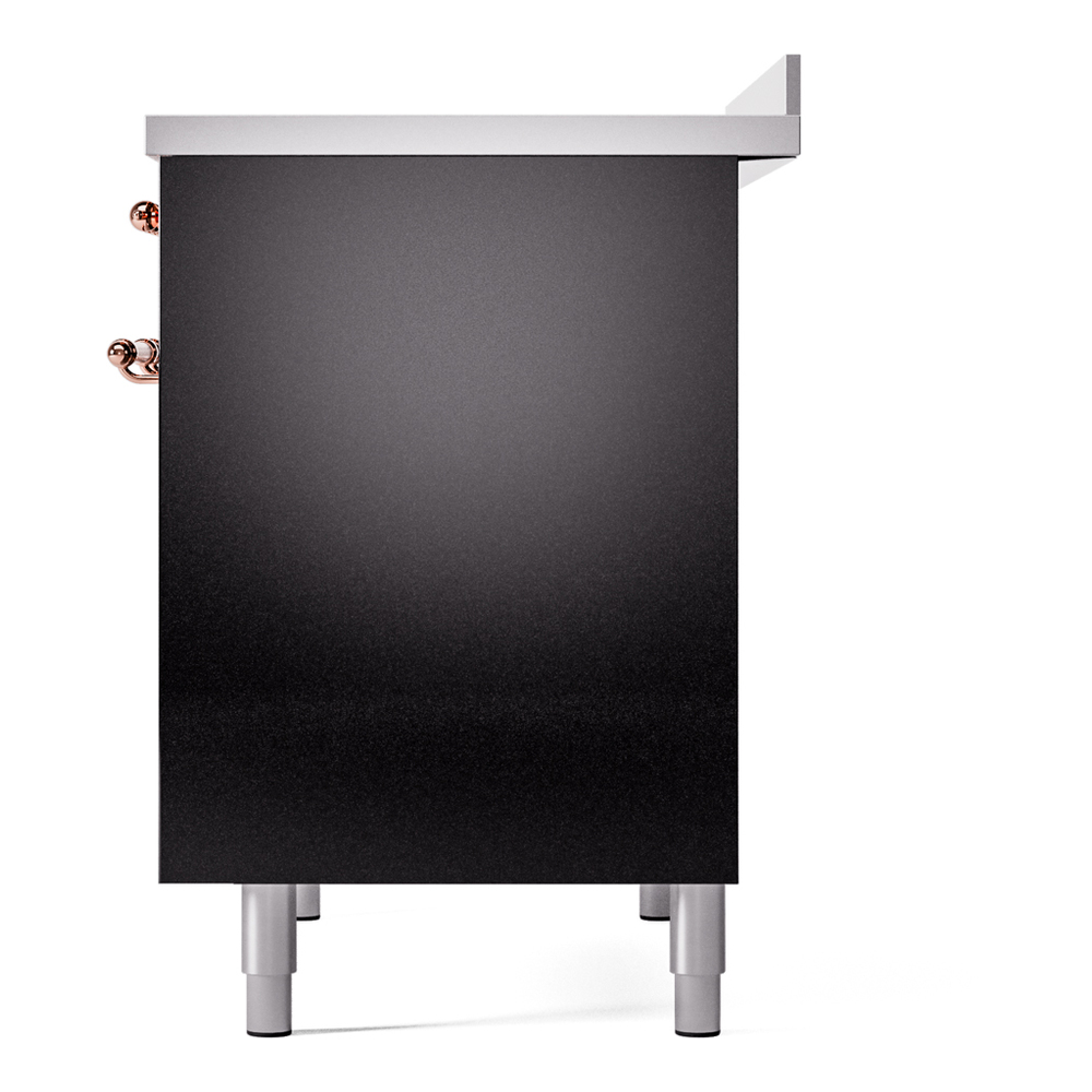 ILVE UPDI406NMPBKP Nostalgie II 40" Induction Range, right side view