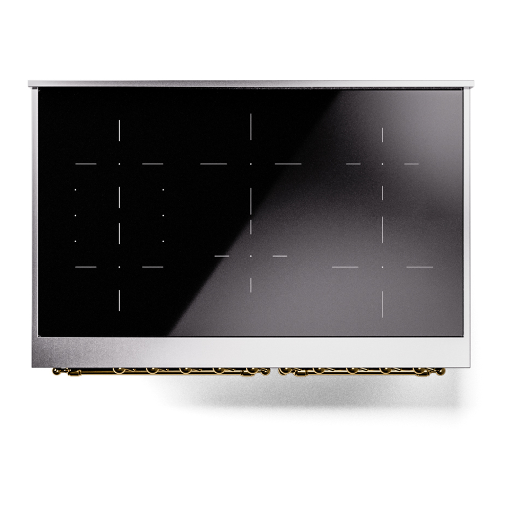 ILVE UPDI406NMPEGG Nostalgie II 40" Induction Range, top view