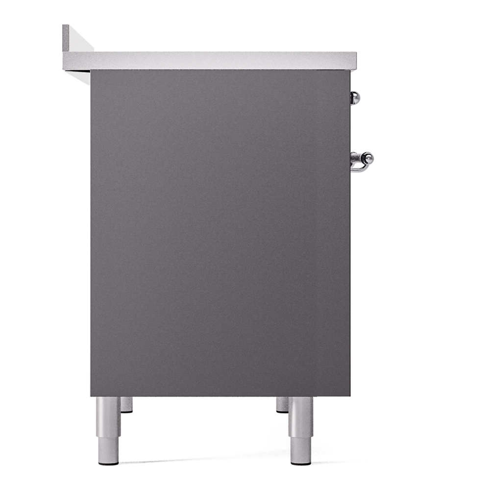 ILVE UPDI406NMPMGC Nostalgie II 40" Induction Range, left side view