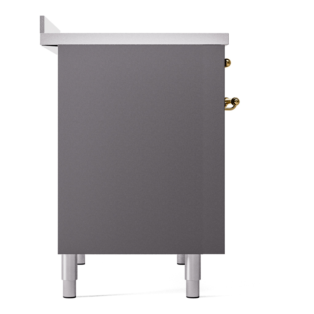 ILVE UPDI406NMPMGG Nostalgie II 40" Induction Range, left side view