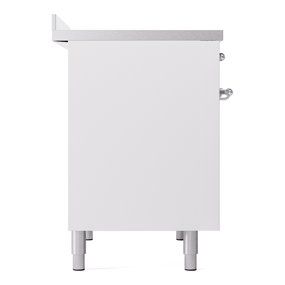 ILVE UPDI406NMPWHC Nostalgie II 40" Induction Range, left side view