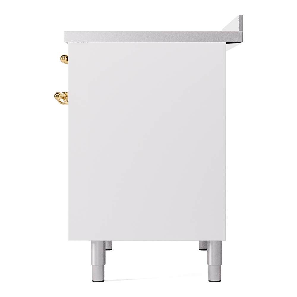 ILVE UPDI406NMPWHG Nostalgie II 40" Induction Range, right side view