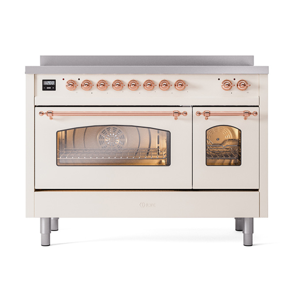 ILVE_UPI486NMPAWP_Nostalgie_II_30"_Dual_Fuel_Range_front_view