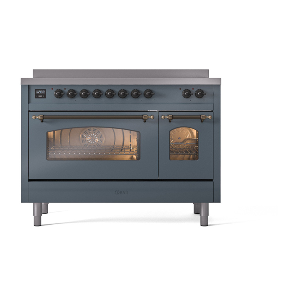 ILVE_UPI486NMPAWP_Nostalgie_II_30"_Dual_Fuel_Range_front_view