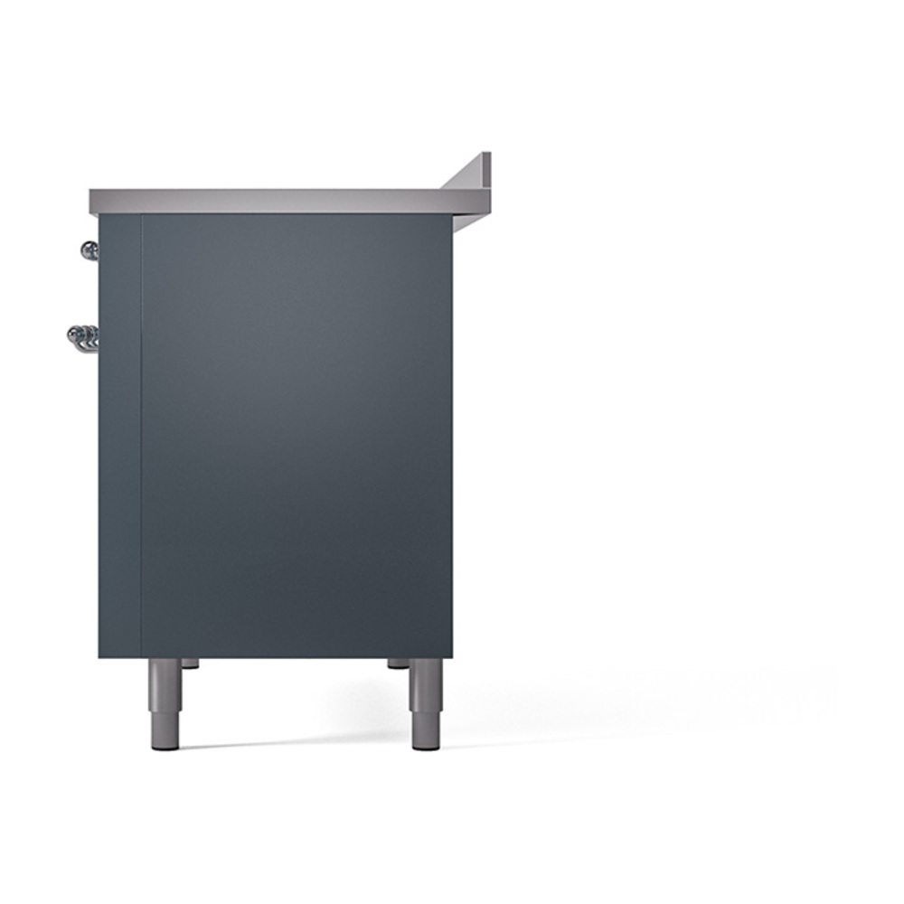 ILVE_UPI486NMPBGC_Nostalgie_II_30"_Dual_Fuel_Range_right_side