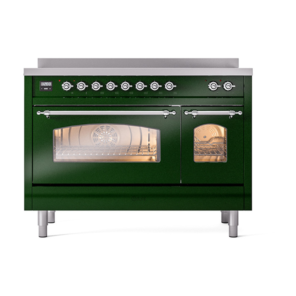 ILVE_UPI486NMPEGC_Nostalgie_II_48"_Dual_Fuel_Range_front_view