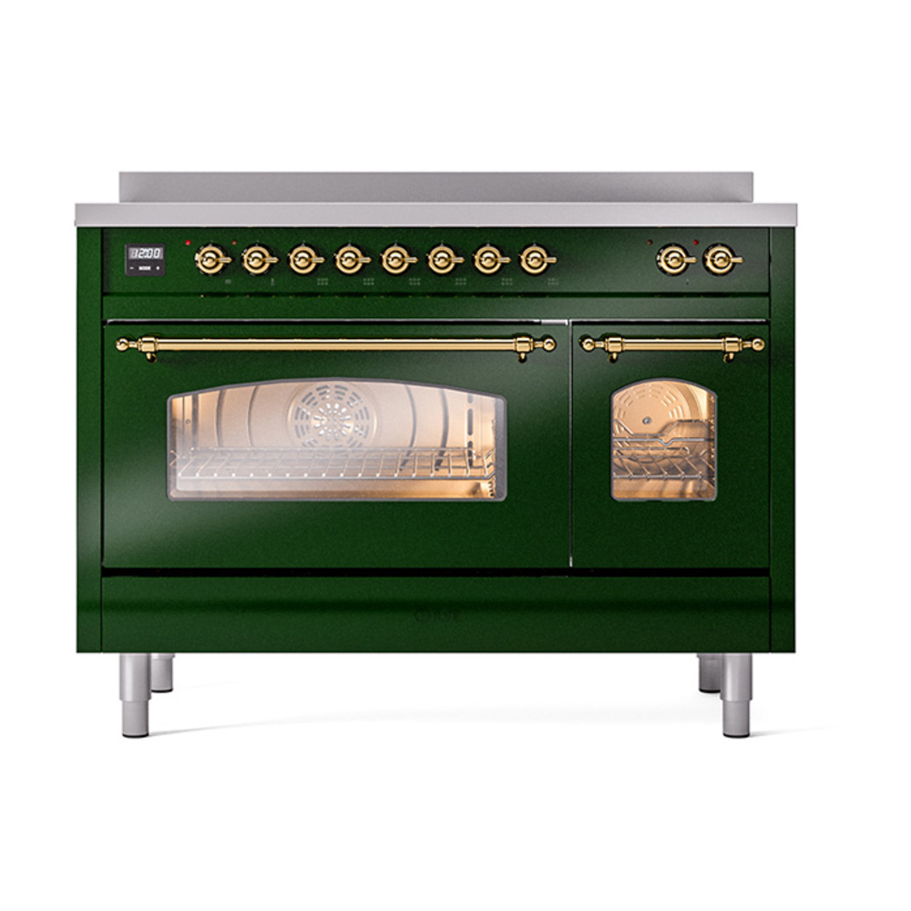 ILVE_UPI486NMPEGG_Nostalgie_II_48"_Dual_Fuel_Range_front_view
