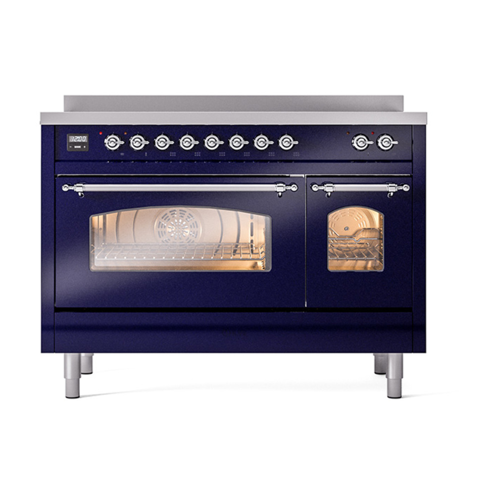 ILVE_UPI486NMPMBC_Nostalgie_II_48"_Dual_Fuel_Range_front_view