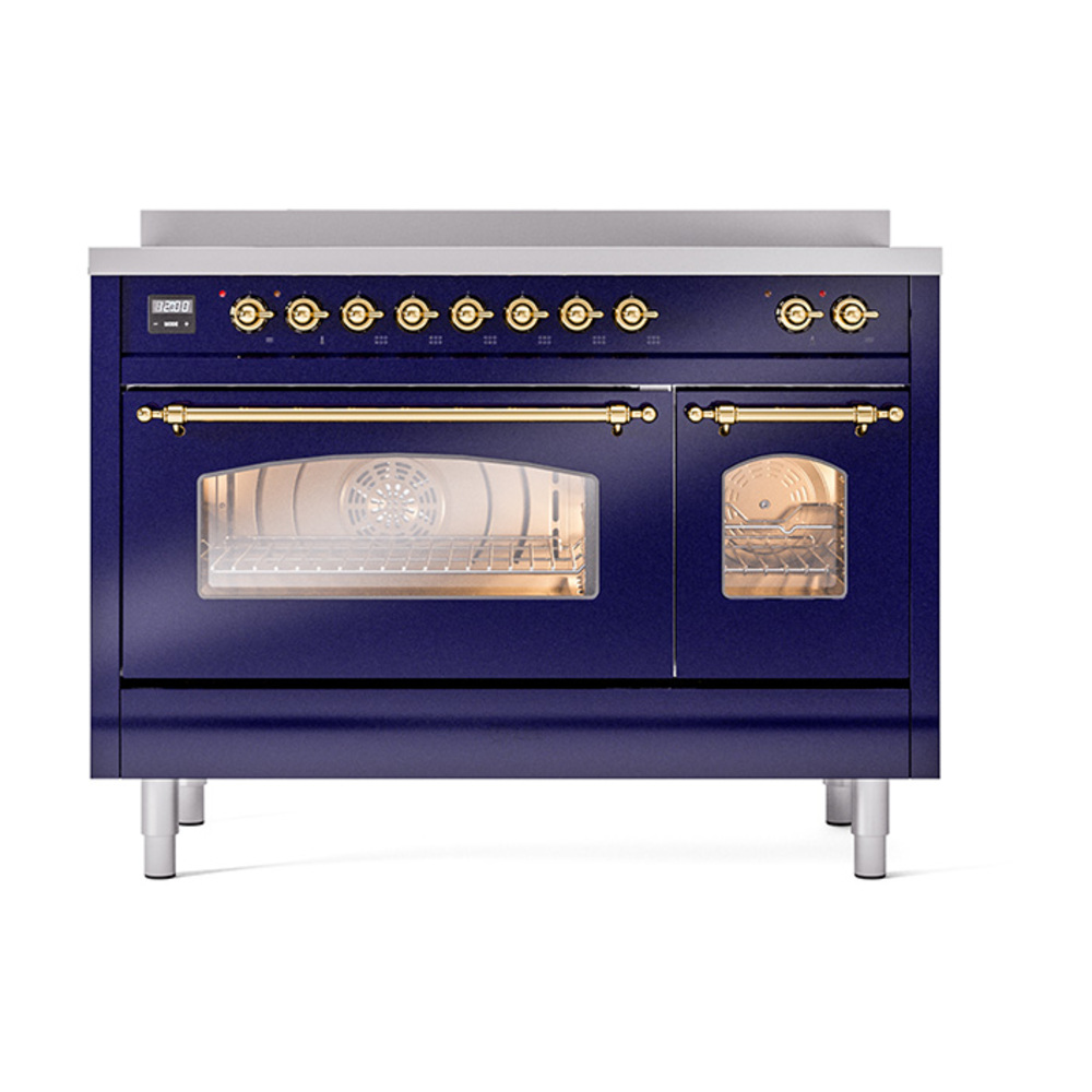 ILVE_UPI486NMPMBG_Nostalgie_II_48"_Dual_Fuel_Range_front_view