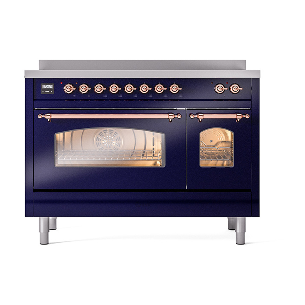 ILVE_UPI486NMPMBP_Nostalgie_II_48"_Dual_Fuel_Range_front_view