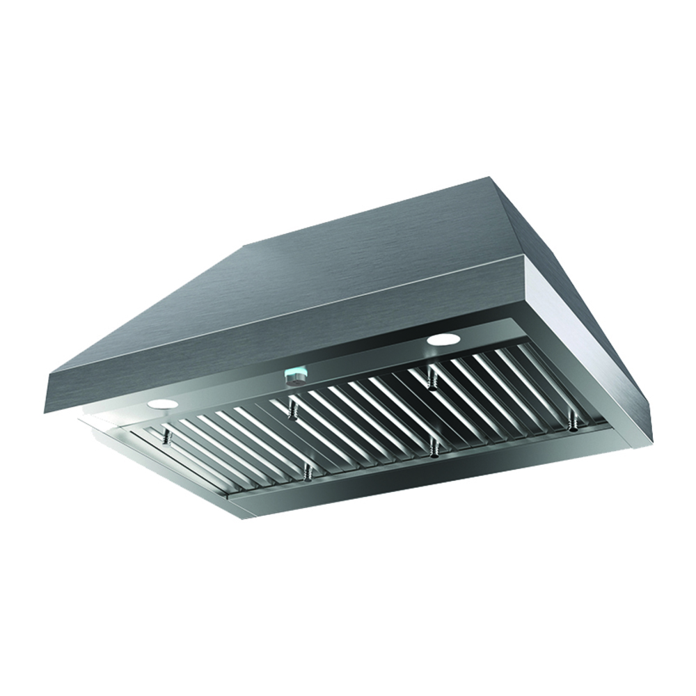 Faber CAPR48SS1200 Camino Pro 48 inch Wall Mount Range Hood with 1200 CFM, Baffle Filters, Delay Shutoff, in Stainless Steel