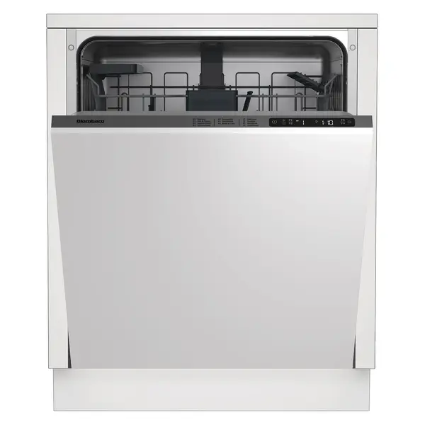Blomberg DW51600FBI 24 inch Top Control Dishwasher with 14 Place Settings, 6 Programs, 4 Functions, 45 dBA, 3 Position Adjustable Upper Rack, LED Spot, Concealed Heating Element and Self-adjustable Hinge (Panel Ready)