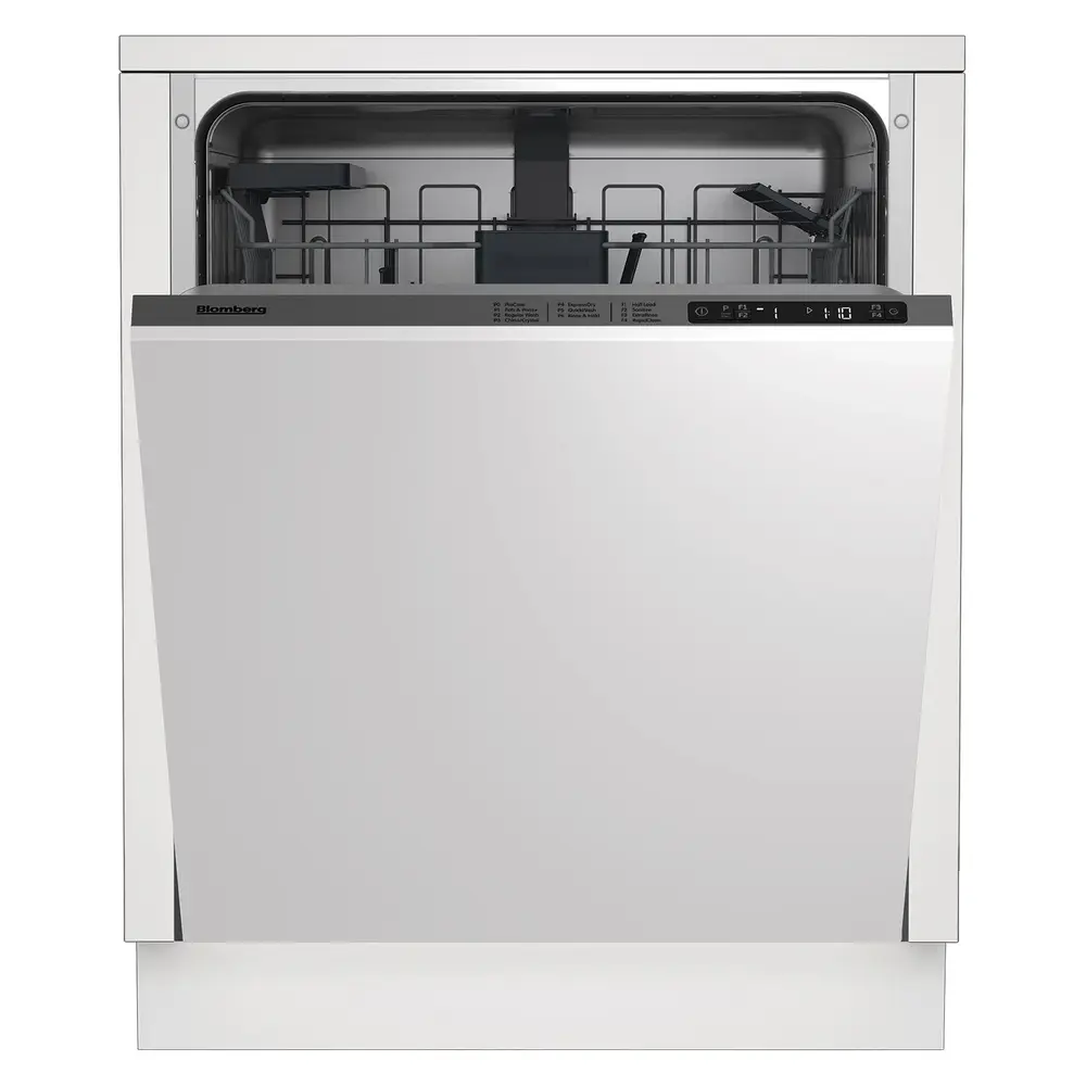 Blomberg DW51600FBI 24 inch Top Control Dishwasher with 14 Place Settings, 6 Programs, 4 Functions, 45 dBA, 3 Position Adjustable Upper Rack, LED Spot, Concealed Heating Element and Self-adjustable Hinge (Panel Ready)
